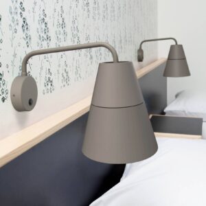 Svítidlo GRUPA šedá/černá hliník/PVC