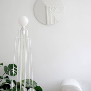 Svítidlo GRUPA bílá/opálová/bílá ocel/sklo