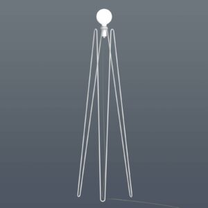 Svítidlo GRUPA bílá/opálová/černá ocel/sklo