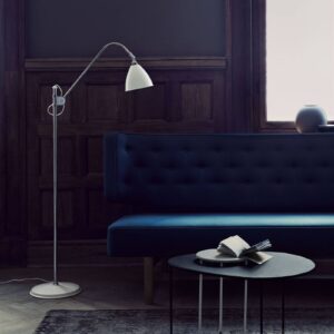 Svítidlo GUBI chrom/bílá kov