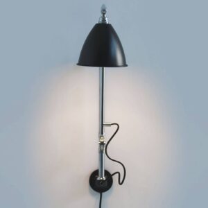 Svítidlo GUBI chrom/černá kov