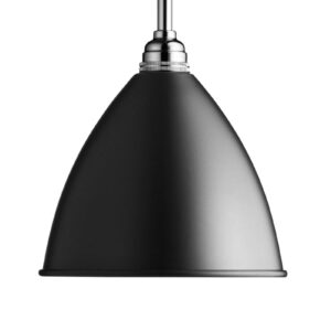 Svítidlo GUBI chrom/černá kov