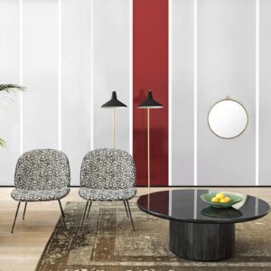 Svítidlo GUBI černá matná/mosaz kov