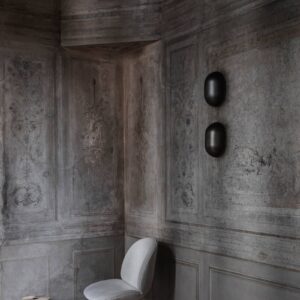 Svítidlo GUBI šedá červený bronz-mosaz