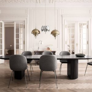 Svítidlo GUBI chrom ocel