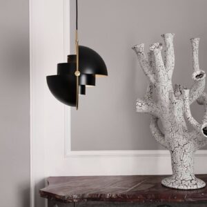 Svítidlo GUBI černá/mosaz ocel