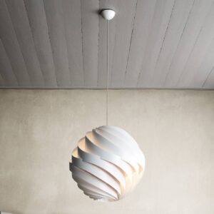 Svítidlo GUBI matná bílá hliník