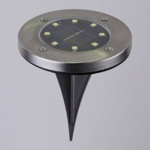 Svítidlo Globo nerez/černá/čirá nerez/plast