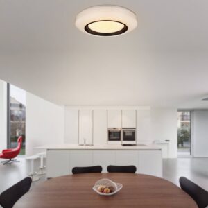 Svítidlo Globo bílá/matná černá kov/plast/akryl