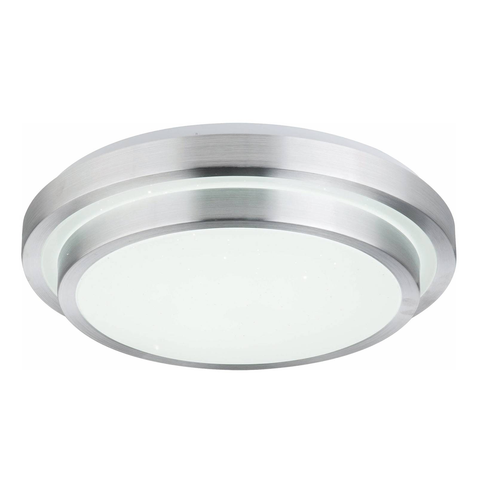 Globo LED stropní světlo Ina II, změna barvy RGB, Ø 41cm, Obývací pokoj / jídelna, hliník, kov, akryl, 32W, K: 10.5cm - Image 3