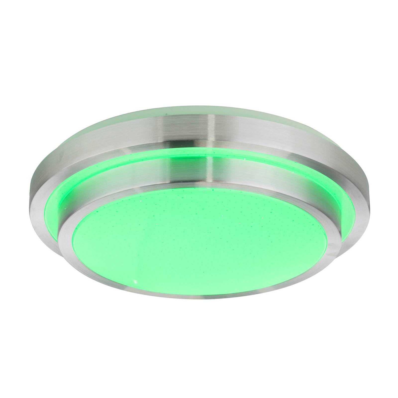 Globo LED stropní světlo Ina II, změna barvy RGB, Ø 41cm, Obývací pokoj / jídelna, hliník, kov, akryl, 32W, K: 10.5cm - Image 5