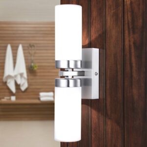 Svítidlo Globo niklová matná/opálová satinovaná železo/sklo