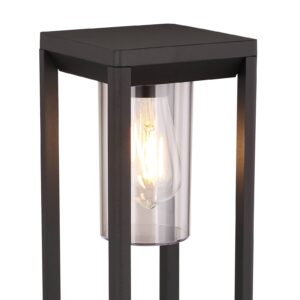 Svítidlo Globo matná černá/čirá hliníkový odlitek/plast