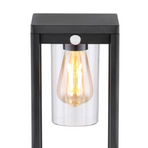 Svítidlo Globo matná černá/čirá hliníkový odlitek/plast