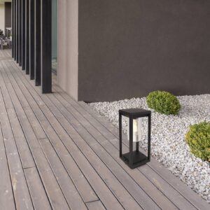 Svítidlo Globo matná černá/čirá hliníkový odlitek/plast