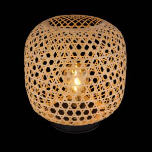 Svítidlo Globo hnědý bambus bambus/kov