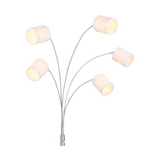 Svítidlo Globo písková/nikl železo/textil