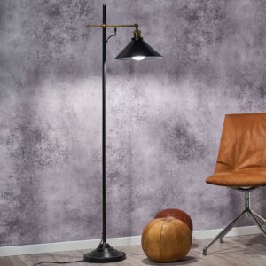 Svítidlo Globo černá/mosaz starobylá/měď kov