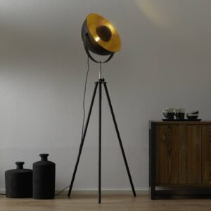 Svítidlo Globo černá/zlatá kov