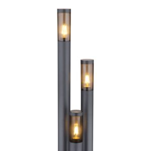 Svítidlo Globo antracit/kouřově šedá nerez/plast