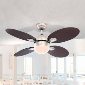 Svítidlo Globo nikl/třešeň/ořech/bílá kov/dřevo/sklo