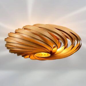 Svítidlo Gofurnit světlé dřevo dřevěná dýha třešeň/plexisklo