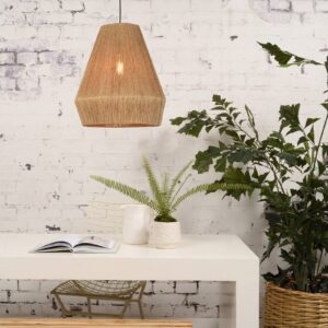 Svítidlo Good & Mojo přírodní/černá juta/železo/textil