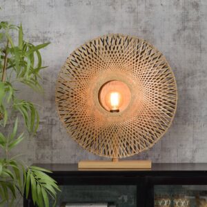 Svítidlo Good & Mojo přírodní/černá bambus/textil