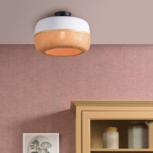 Svítidlo Good & Mojo bílá/přírodní/černá bambus/železo