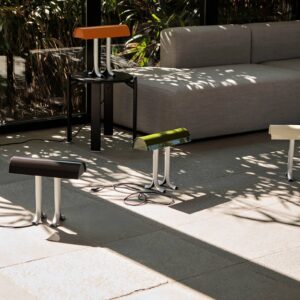 Svítidlo HAY hliník/zelená ocel/hliník