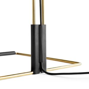 Svítidlo HAY fialová/mosaz ocel/bavlna/ABS/PVC