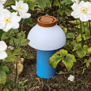 Svítidlo HAY modrá/bílá/hnědá ABS/PVC