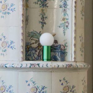 Svítidlo HAY zelená/bílá hliník/sklo