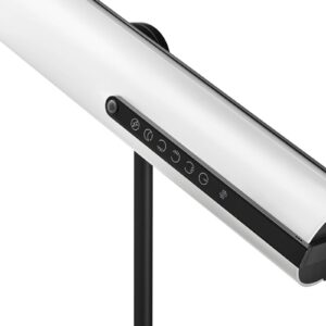 Svítidlo HEAVN černá/bílá hliník/nerezová ocel/akryl/přírodní plsť/HPL