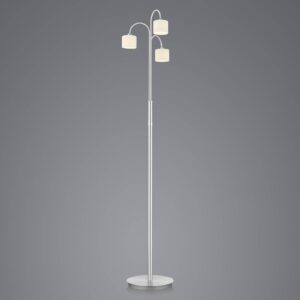 Svítidlo HELL matný nikl/bílá nikl/sklo