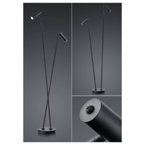 Svítidlo HELL černá železo/nerezová ocel