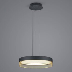 Svítidlo HELL černá/zlatá železo