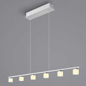 Svítidlo HELL nikl matná/bílá nikl/sklo