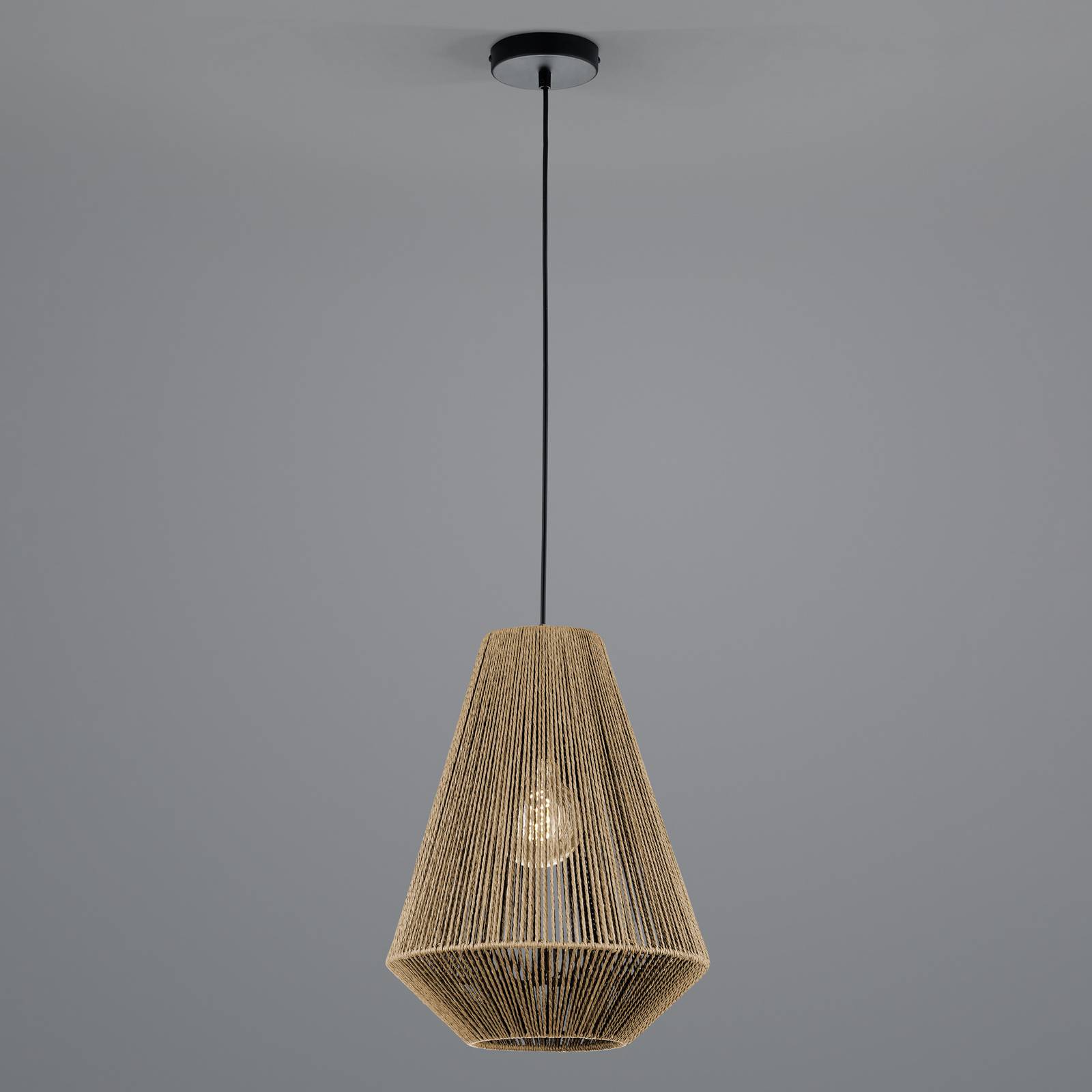 Svítidlo HELL hnědá papír