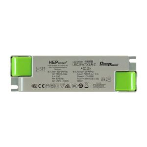 Svítidlo HEP šedá plast