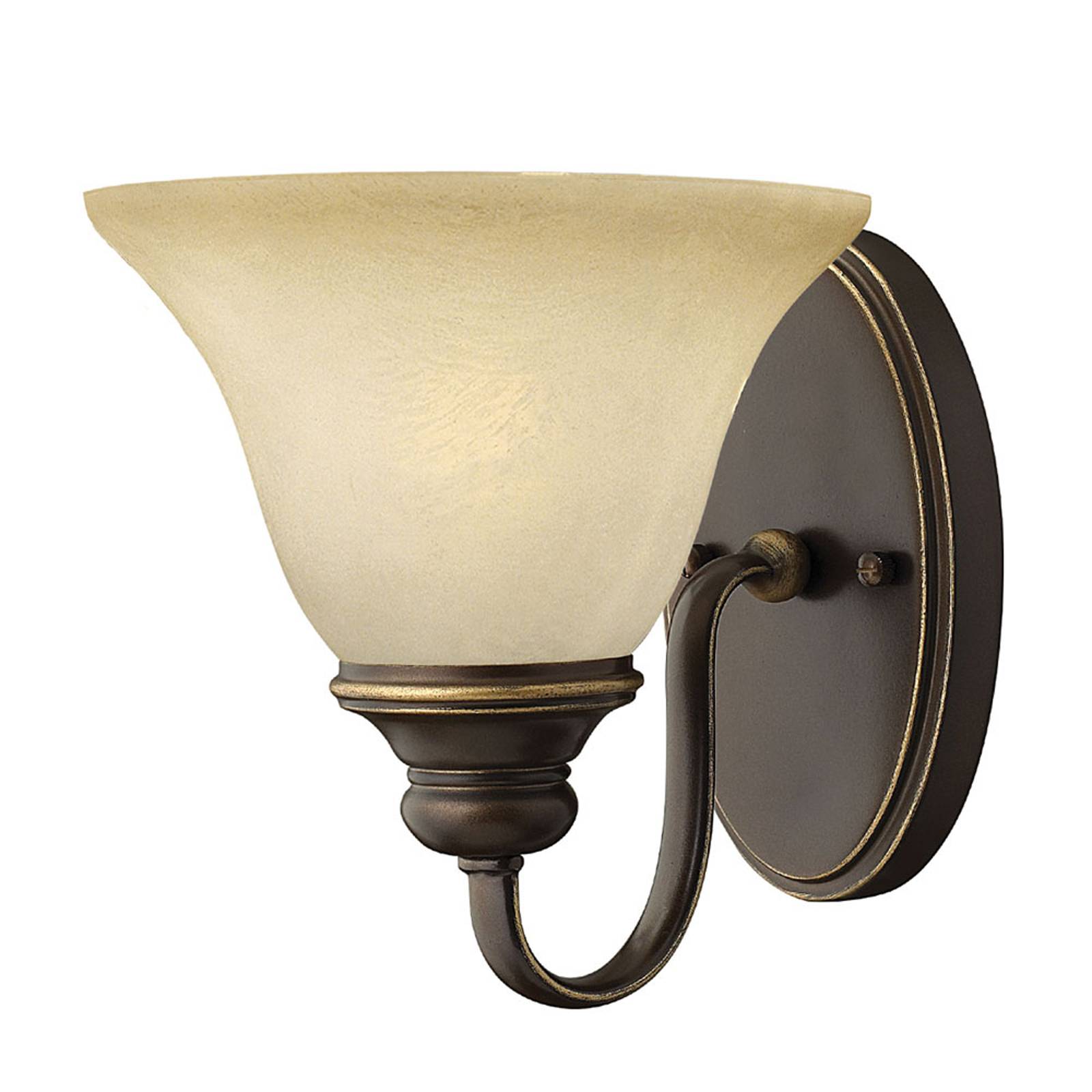 Svítidlo HINKLEY bronzová/krémová kov/sklo