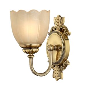 Svítidlo HINKLEY mosaz/jantar brynýrovaný mosaz/sklo