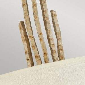 Svítidlo HINKLEY bílá/šampaňská-zlatá textil/ocel