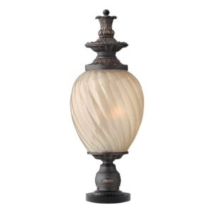 Svítidlo HINKLEY železo/antika/jantar hliníkový odlitek/sklo