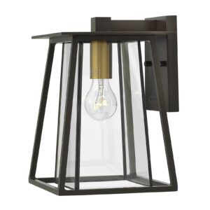 Svítidlo HINKLEY bronz kaštanově hnědá/mosaz/čirá hliník/mosaz/sklo