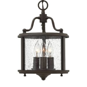 Svítidlo HINKLEY starožitná bronzová/čirá kov/sklo