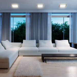 Svítidlo Heitronic hliníková/opálová hliník