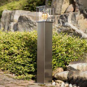 Svítidlo Heitronic nerez/čirá nerezová ocel/polykarbonát