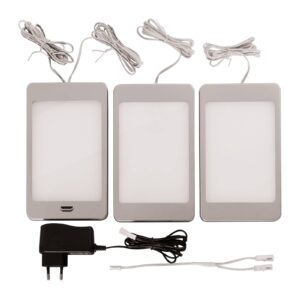 Svítidlo Heitronic stříbrný/bílý plast