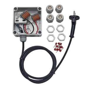 Svítidlo Heitronic bílý/černý kov/plast